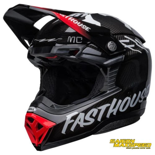 Nón BELL MOTO-10 SPHERICAL FASTHOUSE PRIVATEER GLOSS BLACK/RED Nón BELL MOTO-10 SPHERICAL FASTHOUSE PRIVATEER GLOSS BLACK/RED