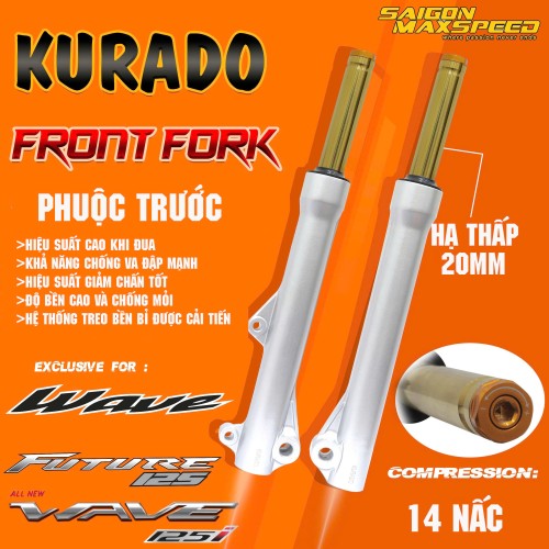 Phuộc Trước KURADO Honda Wave 125i / Future 125i (chính hãng) Phuộc Trước KURADO Honda Wave 125i / Future 125i (chính hãng)