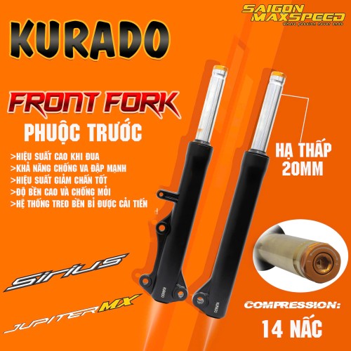 Phuộc Trước KURADO Yamaha Siruis / Jupiter (chính hãng) Phuộc Trước KURADO Yamaha Siruis / Jupiter (chính hãng)
