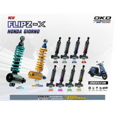 Phuộc Sau OKD Flipz-X Honda Giorno / Lead / Scoopy (chính hãng)