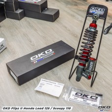 Phuộc Sau OKD Flipz II Honda Lead / Scoopy / Giorno (chính hãng)