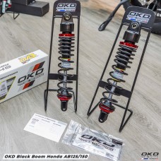 Phuộc Sau OKD Black Boom Honda AB125/150 (chính hãng)