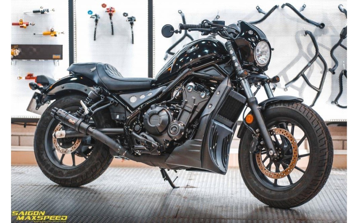 Honda Rebel 500 đẹp l&ocirc;i cuốn sau m&agrave;n n&acirc;ng cấp tr&ecirc;n đất Việt